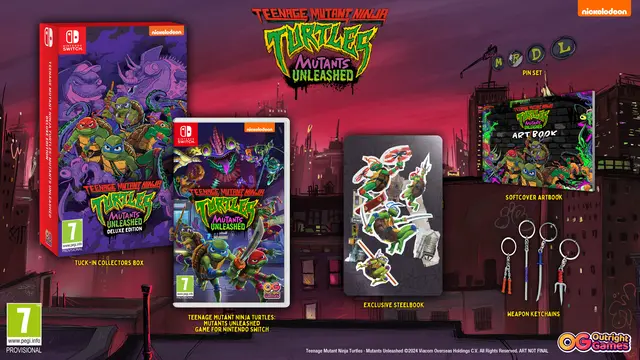 Reservar Teenage Mutant Ninja Turtles: Mutantes Desencadenados Edición Deluxe Switch Deluxe