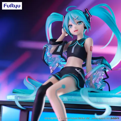 Reservar Figura Hatsune Miku Vocaloid Neon Cyber Noodle Stopper Furyu Figuras Estándar