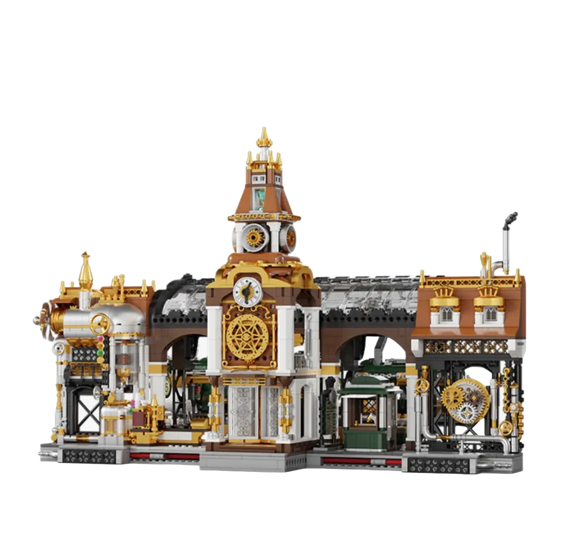 Estación ferroviaria set construcción 37 cm joyside series