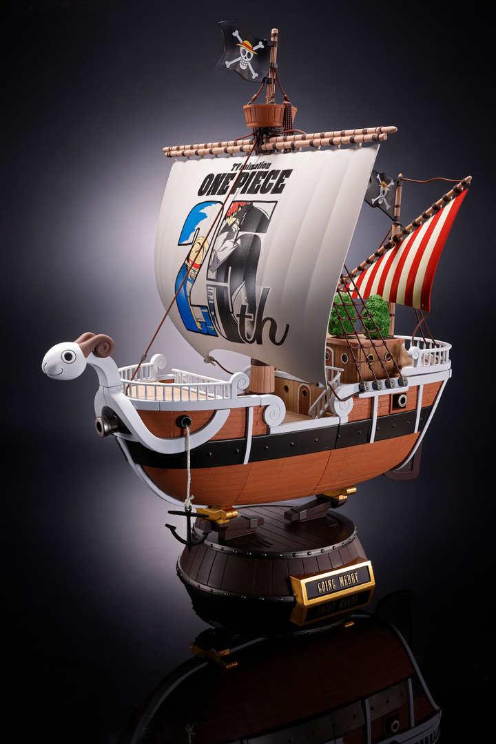 Réplica going merry one piece animation 25º aniversario memorial edition one piece chogokin