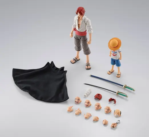 Reservar Pack Figuras Shanks y Luffy Niño One Piece SH FIguarts Tamashii Figuras de Videojuegos Estándar