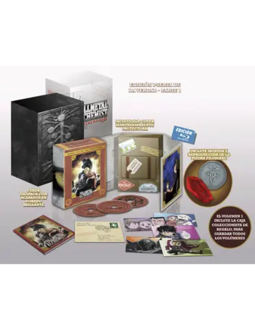 Comprar Fullmetal Alchemist: Brotherhood Box 1 Episodios 1 a 26 Edición Bluray Coleccionista Blu-ray