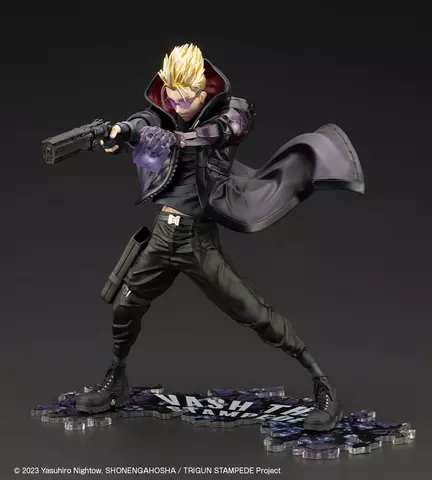 Reservar Figura Vash the Stampede Trigun Stampede Black Ver. 1/7 Kotobukiya Figuras Limitada