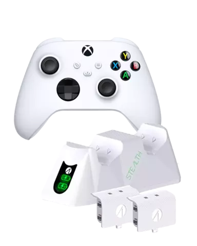 Mando Wireless Robot White + Twin Battery Packs & Charging Dock Blanco