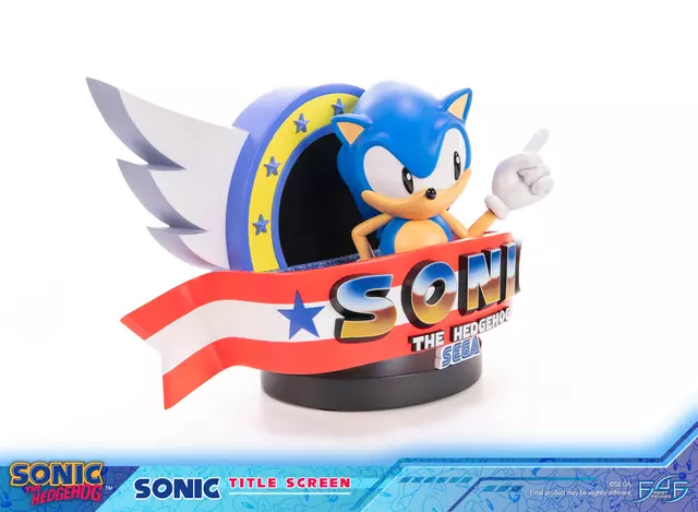 Reservar Figura Resina Sonic Sonic The Hedgehog Tittle Screen First 4 Figures 21cm Figuras