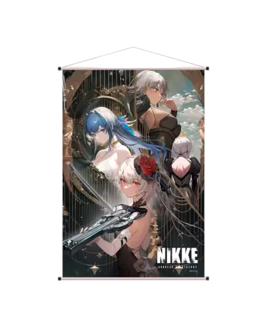 Póster de Tela Sugar, Helm, Julia & Modernia Goddess of Victory Nikke Sakami Merchandise 60x90cm