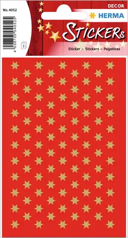 Comprar Pegatinas Decor Estrellas Rojo Y Oro 6 Mm 