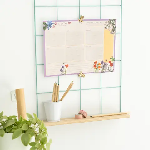 Comprar Bloc Planificador Semanal A4 Wild Flowers Frances 