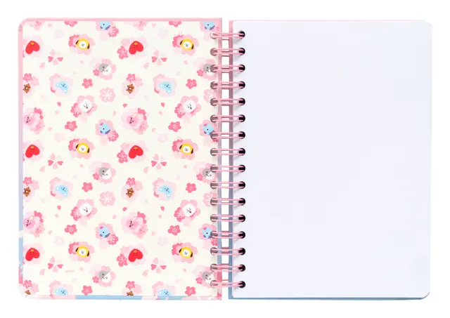 Comprar Cuaderno Tapa Forrada A5 BT21 Cherry Blossom 