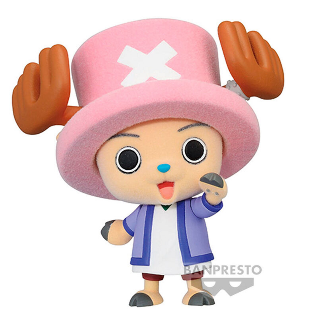 Banpresto Figura Fluffy Puffy Tony Tony Chopper - One Piece, 7 cm, BP88984P Multicolor. Estatua de colección de vinilo suave, ideal para fans del anime y coleccionistas.