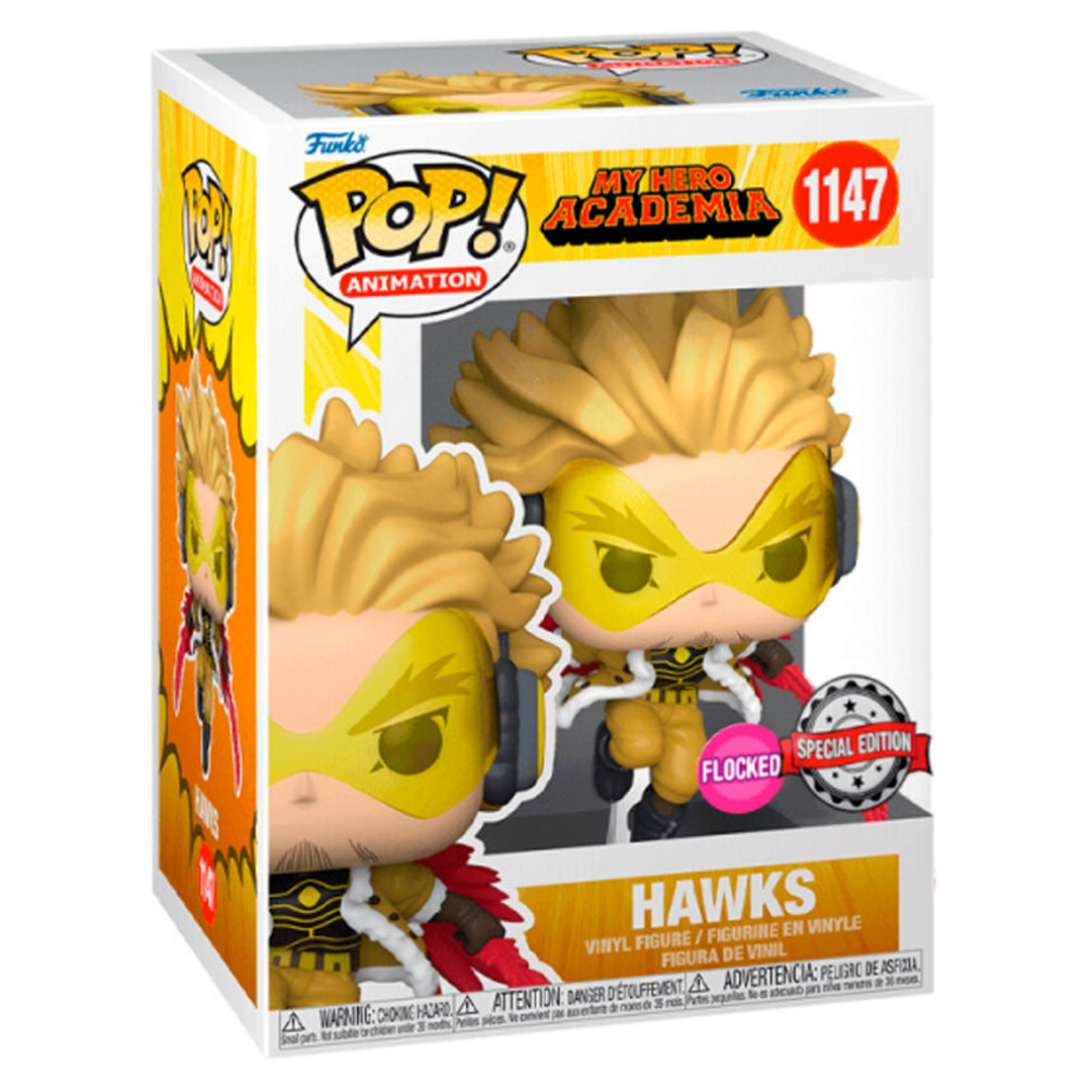 Personaggio Collezione Funko My Hero Academia Hawks (Flocked) Limited Edition 1147
