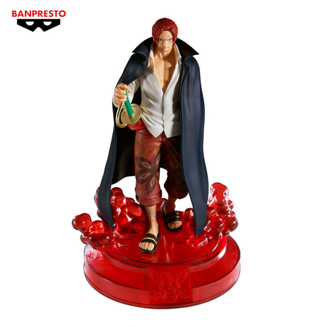 Banpresto Figura de Acción Shanks One Piece - The Shukko 16 cm Multicolor BP89485P - Figura Coleccionable - Ideal para los fanaticos del Anime One Piece