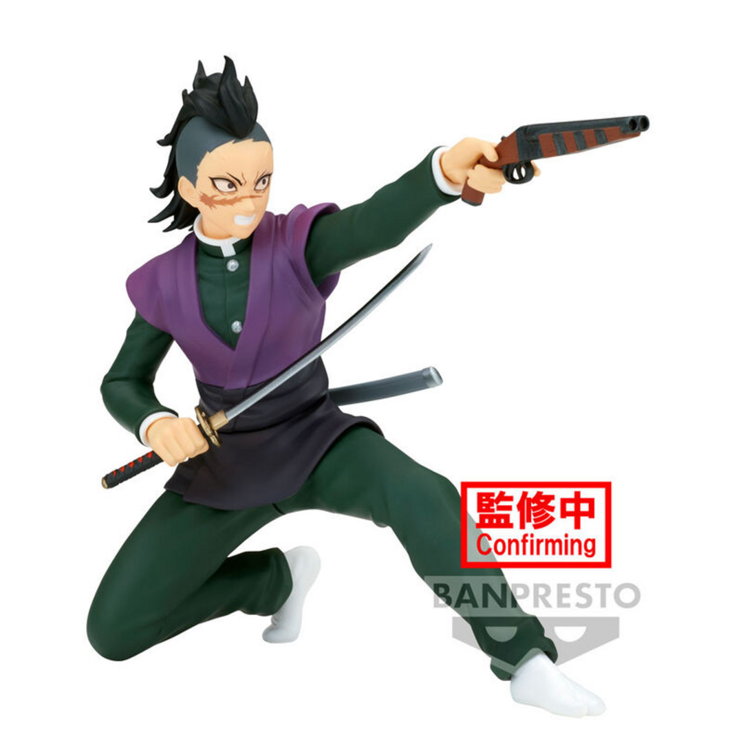 Banpresto Figura de Acción Genya Shinazugawa - Demon Slayer: Kimetsu No Yaiba Vibration Stars 12 cm BP88486 Multicolor. Estatua coleccionable, figura detallada, ideal para fans del anime.