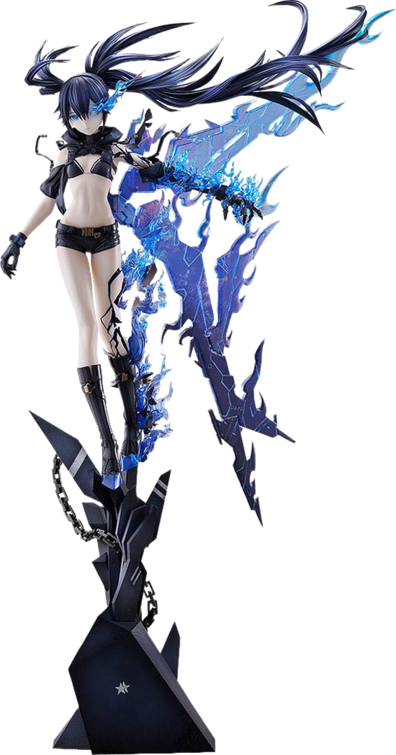 Figura empress huke ver. black rock shooter statue 1/7 black rock shooter 29 cm