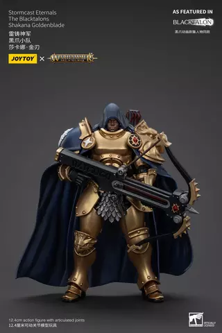 Reservar Figura Shakana Goldenblade Warhammer Age of Sigmar Stormcast Eternals The Blacktalons 20 cm Figuras Estándar