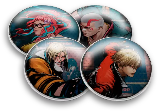 Set de Chapas - Fatal Fury: City of Wolves