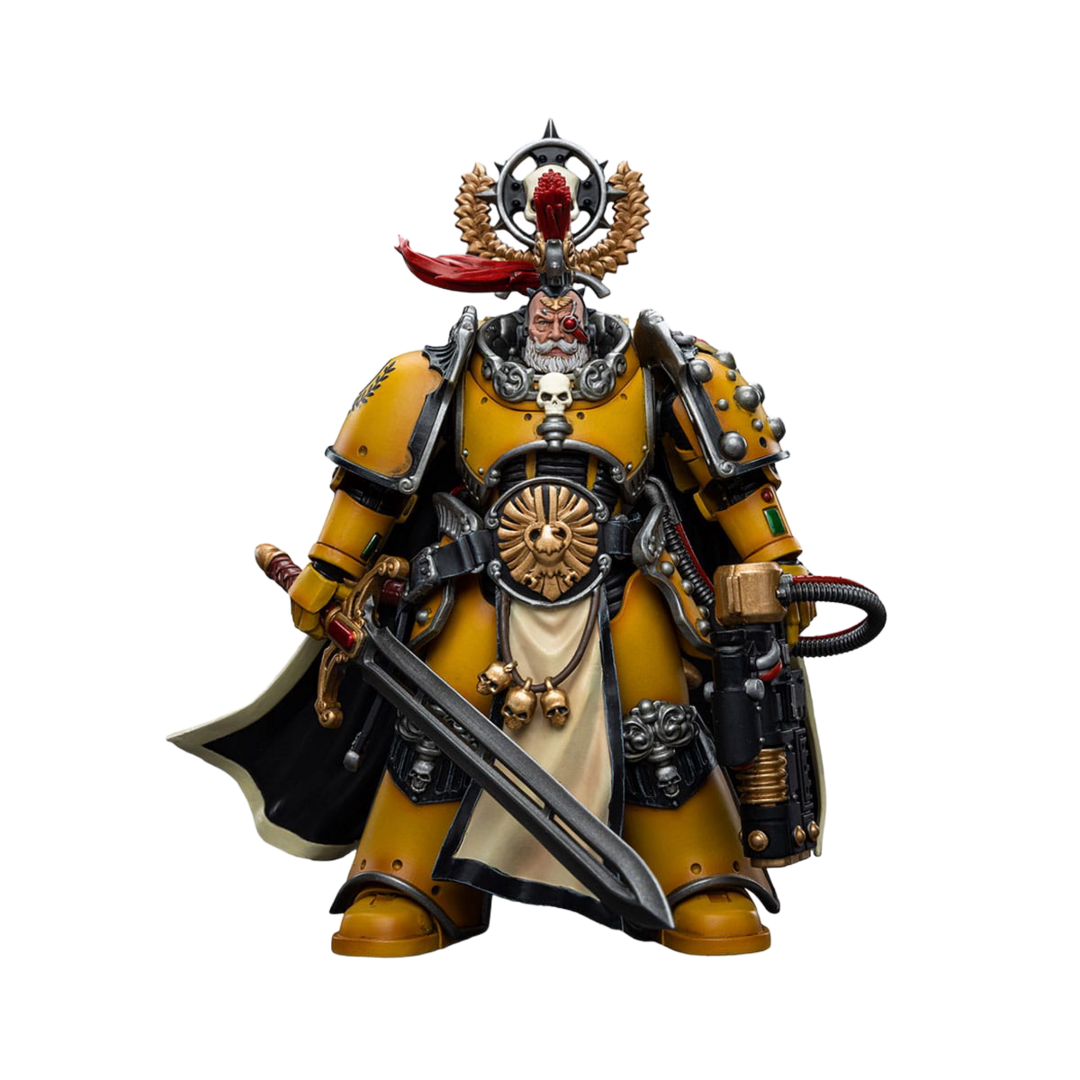 Figura praetor de la legión imperial fist con power sword pvc 1/18 warhammer the horus heresy 12 cm