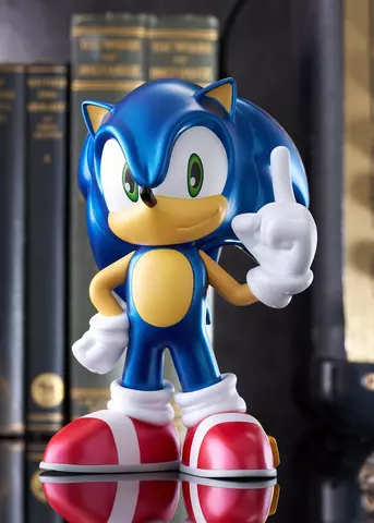 Reservar Figura Sonic Sofbi Sonic The Hedgehog Color Metálico Bellfine 15 cm Estatuas