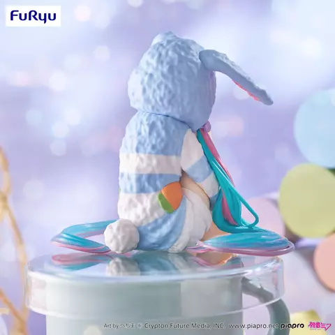 Reservar Figura Hatsune Miku Vocaloid Rabbit Ear Pijama Blue Ver. Noodle Stopper Furyu Figuras Estándar