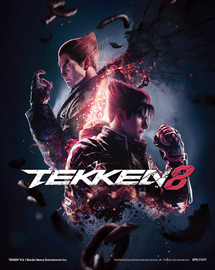 Tekken 8 - pster 3d fist meets fate