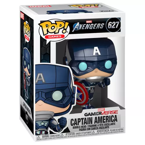 Comprar Figura POP Marvel Avengers Game Captain America Stark Tech Suit Figuras Estándar