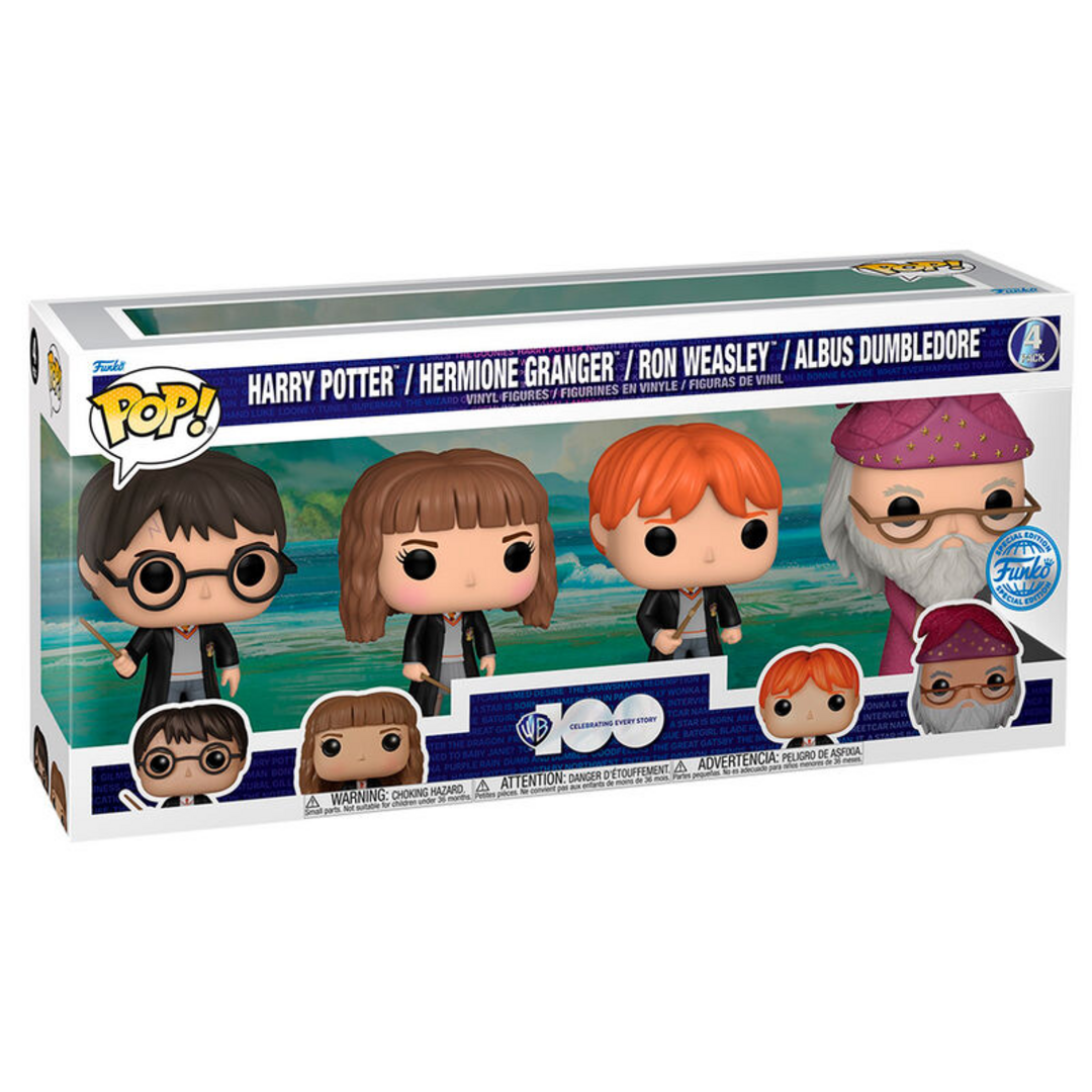 Blister 4 figuras pop harry potter exclusive