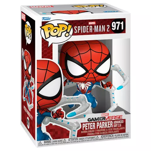 Comprar Figura POP Marvel Spiderman 2 Peter Parker Advanced Suit 2.0 Figuras Estándar