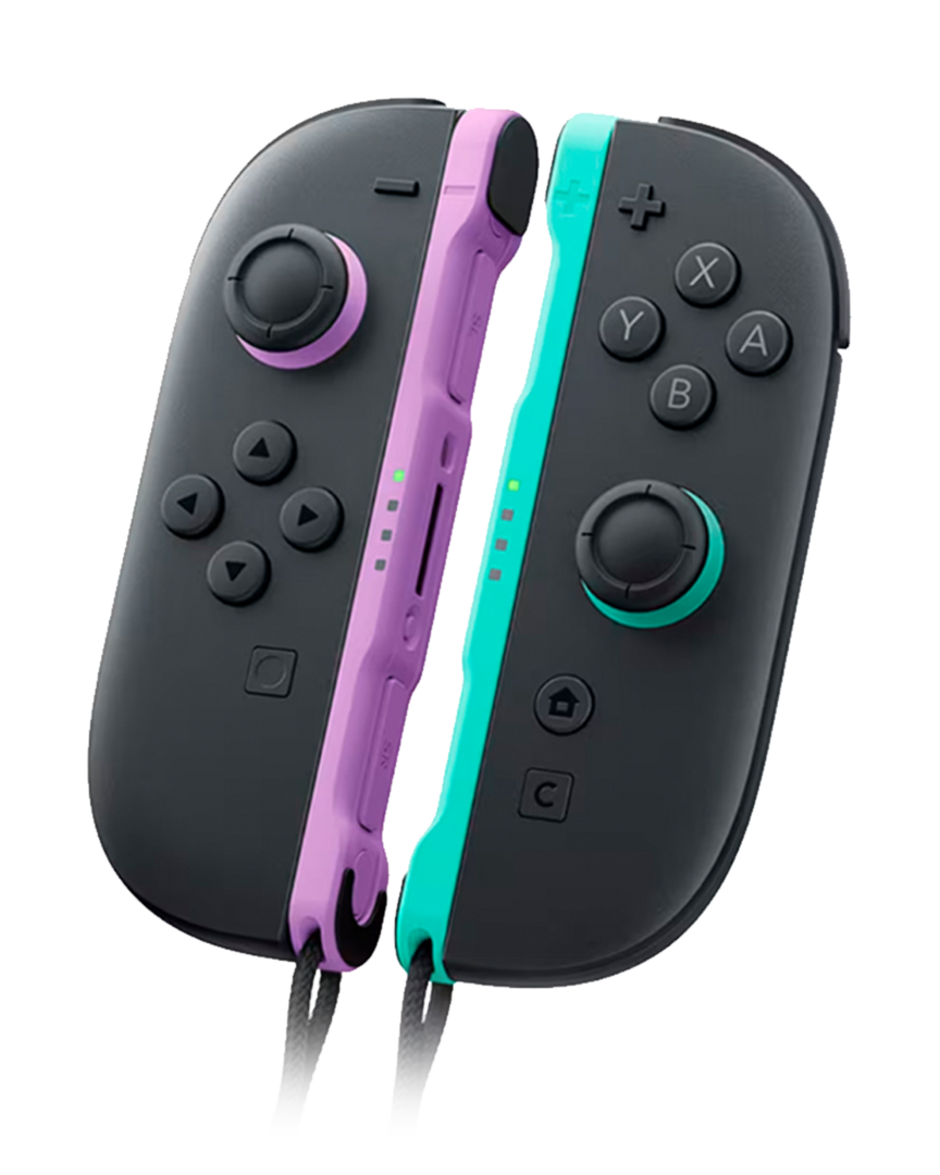 Mando joy-con 2 pareja - púrpura/verde