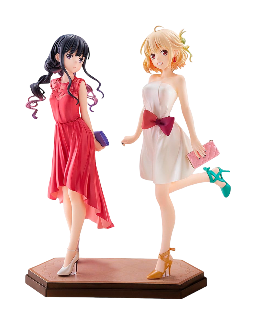 Pack 2 figuras chisato nishikigi & takina inoue lycoris recoil  after party ver. pop up parade l