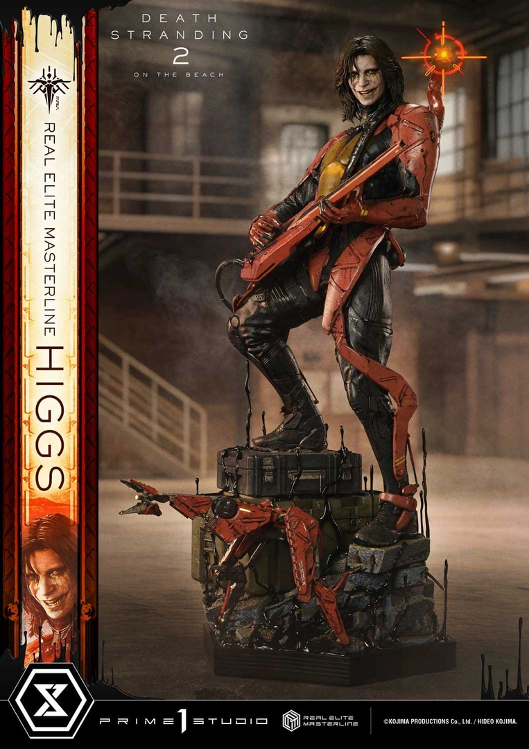 Figura Higgs Death Stranding 2: On The Beach Deluxe Bonus Ver. Real Elite Masterline 1/3 Prime 1 Studio