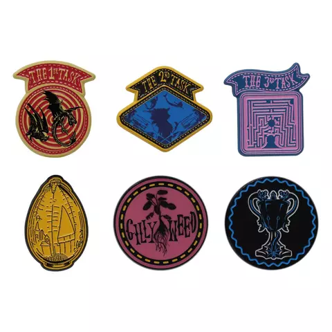 Reservar Set de 6 Pins Torneo de los Tres Magos Harry Potter Edición Limitada Fanattik Limitada