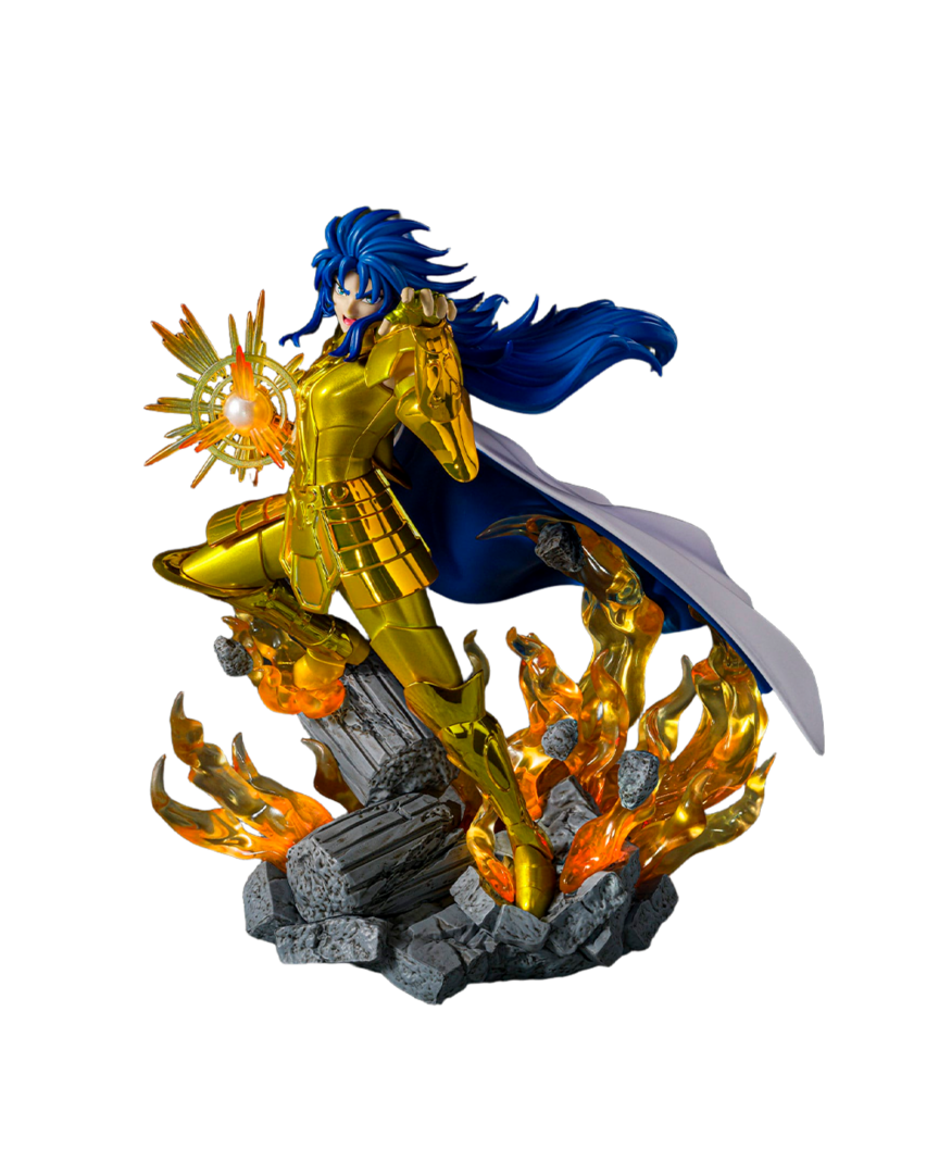 Figura gemini saga saint seiya metallic touch figuarts zero