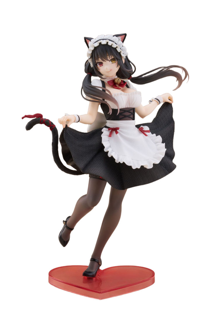 Figura kurumi tokisaki date a live v cat ear maid ver. coreful taito