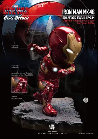 Comprar Figura Marvel Iron Man Mk46 Capitan America Civil War Figuras