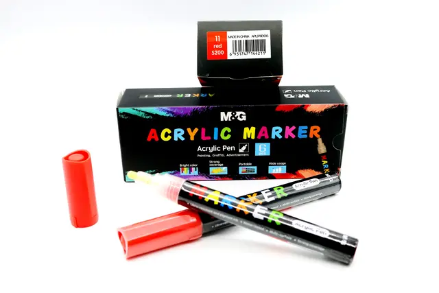 Comprar Set Rotuladores Pintura Acrilica Rojo 11 S200 