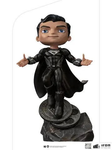 Comprar Figura Minico DC Comics Liga De La Justicia Superman Traje Negro Figuras