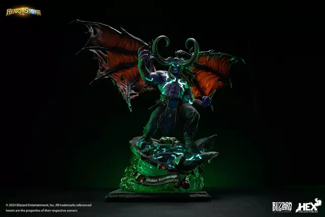 Reservar Estatua Illidan Stormrage Hearthstone 1/10 HEX Collectibles Estatuas Estándar