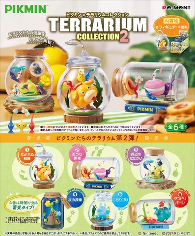 Reservar Pack 6 Minifiguras Pikmin Terrarium 2 Re-Ment Figuras Estándar