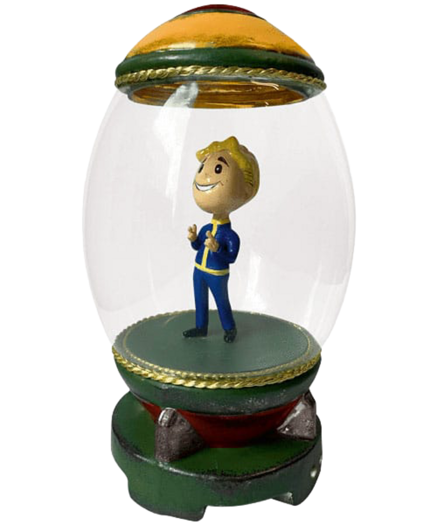 Estatua nuka vault boy fallout cristal soplado good loot
