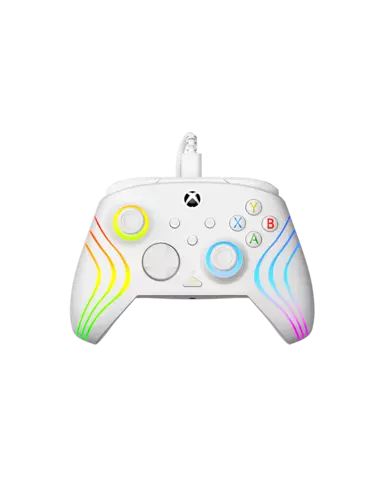 Mando Afterglow Wave con cable · Blanco