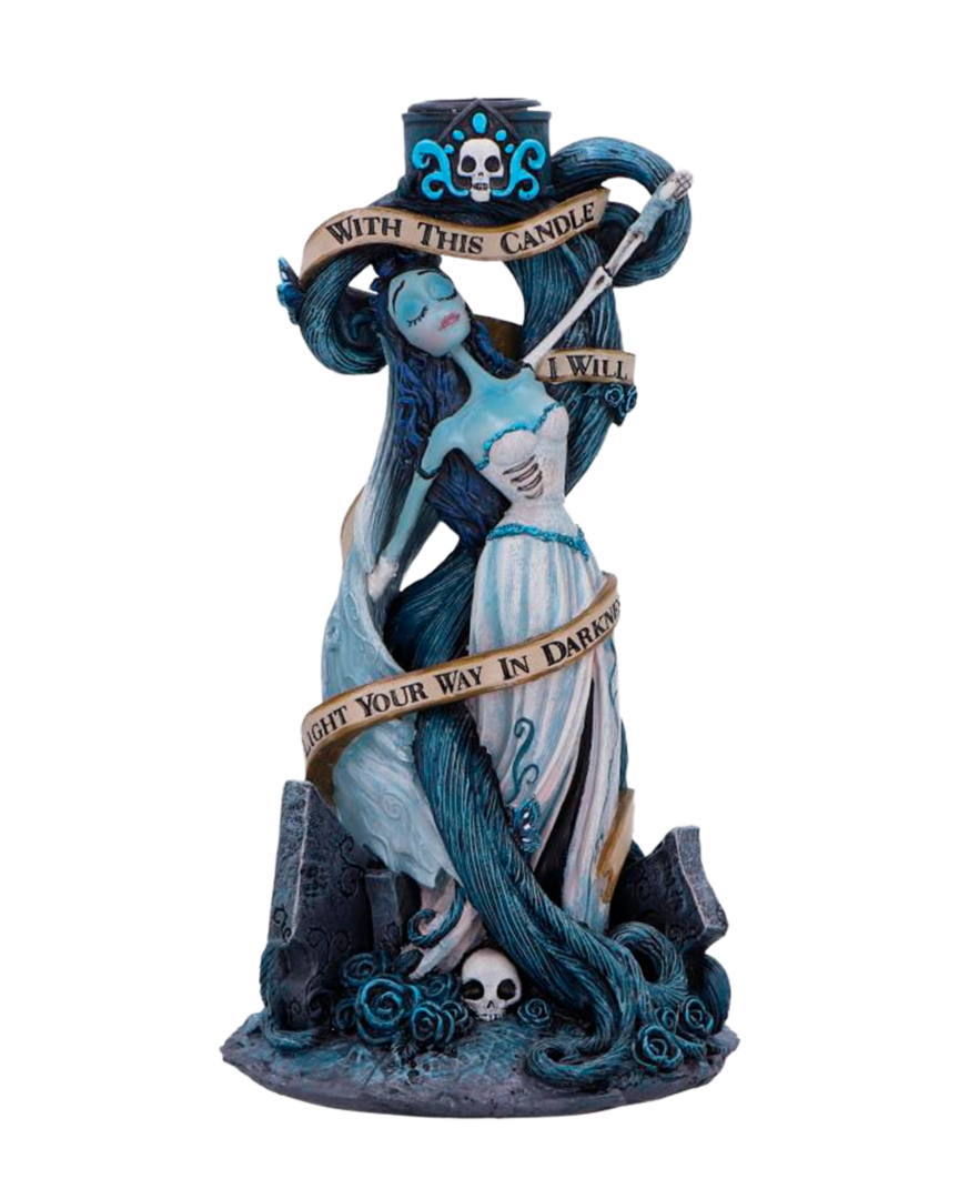 Candelabro La Novia Cadáver With This Candle Vow 19 cm