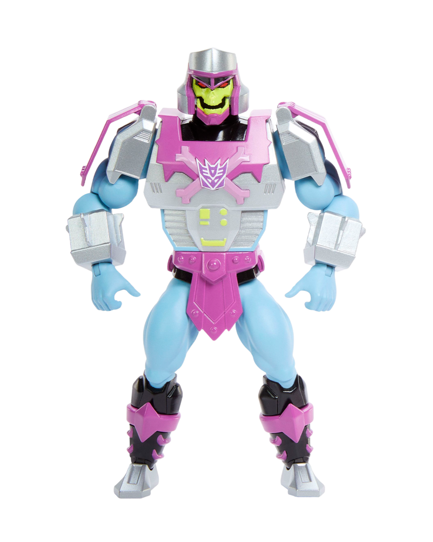 Figura megatron x skeletor masters del universo x transformes exclusiva mattel