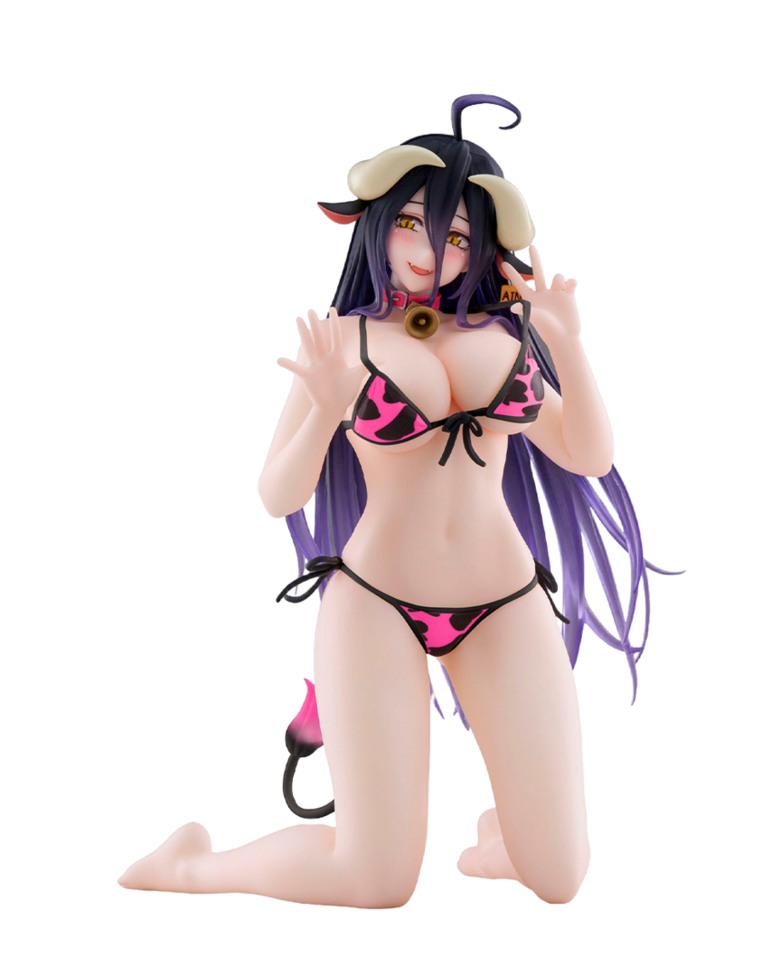 Figura albedo overlord cow-print swimsuit ver. desktop cute taito
