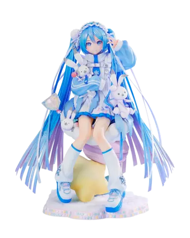 Figura Snow Miku Character Vocal Series 01: Hatsune Miku Yukiiro Pop Ver. 1/7 Good Smile