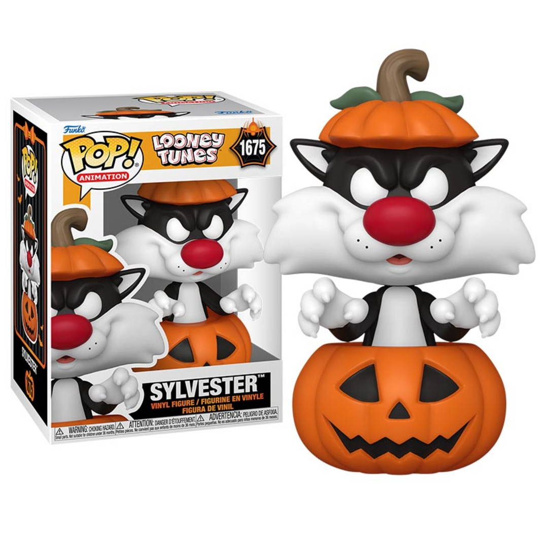 Funko Pop! Animation: Looney Tunes - Sylvester Cat with Pumpkin