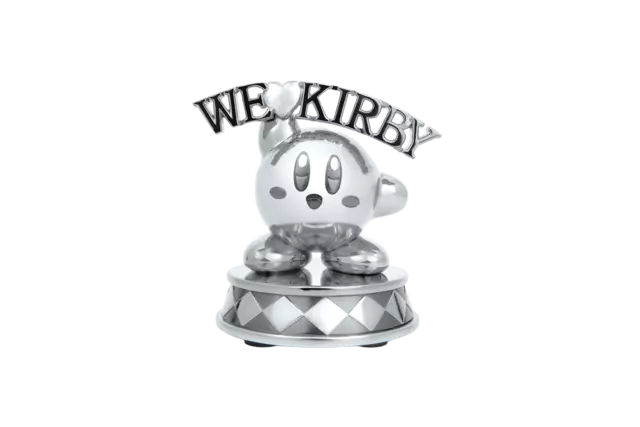 Figura Metálica Kirby We Love Kirby Edición Plata First 4 Figures