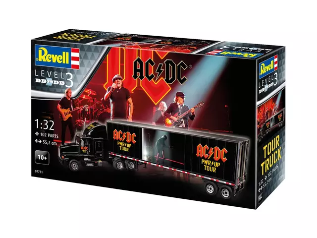 Reservar Model Kit AC/DC Camión y Trailer Tour Revell Réplicas