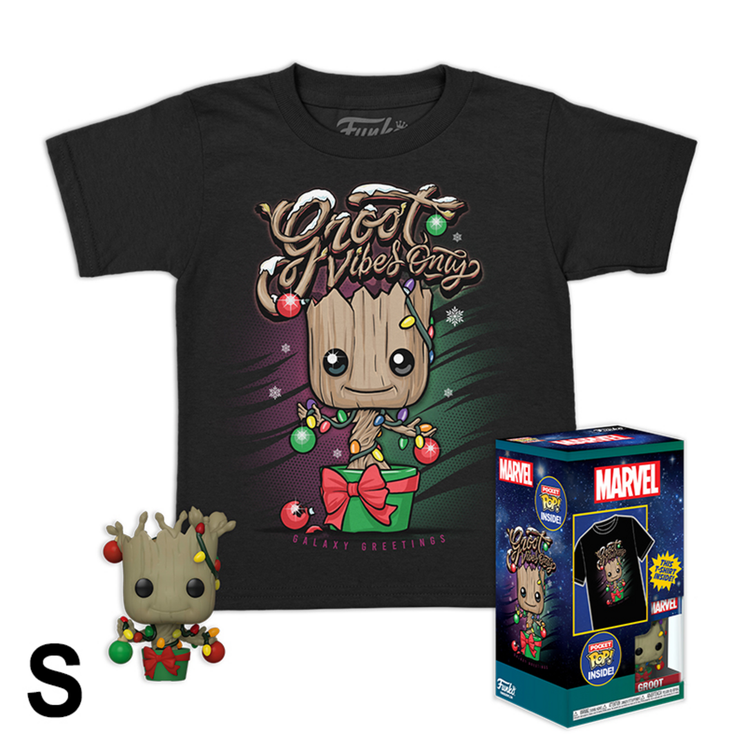 Groot - Camiseta S & PocketPOP Holiday Groot