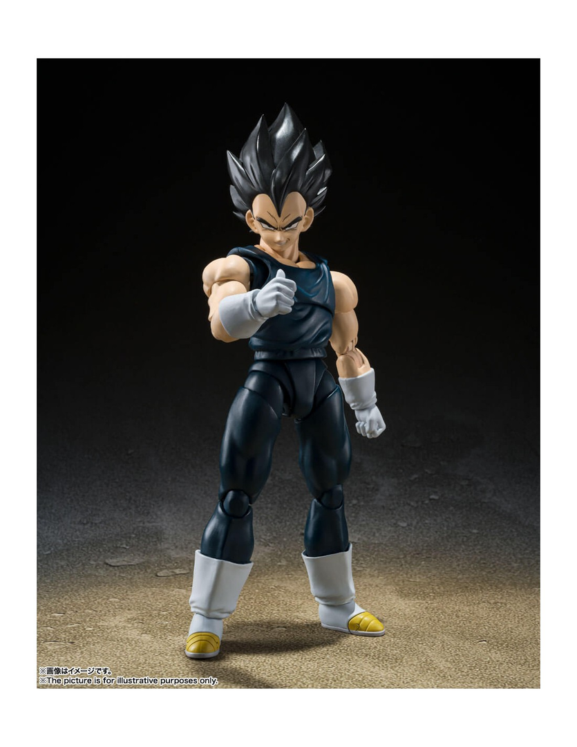 Figura vegeta super hero 14 cm dragon ball super sh figuarts