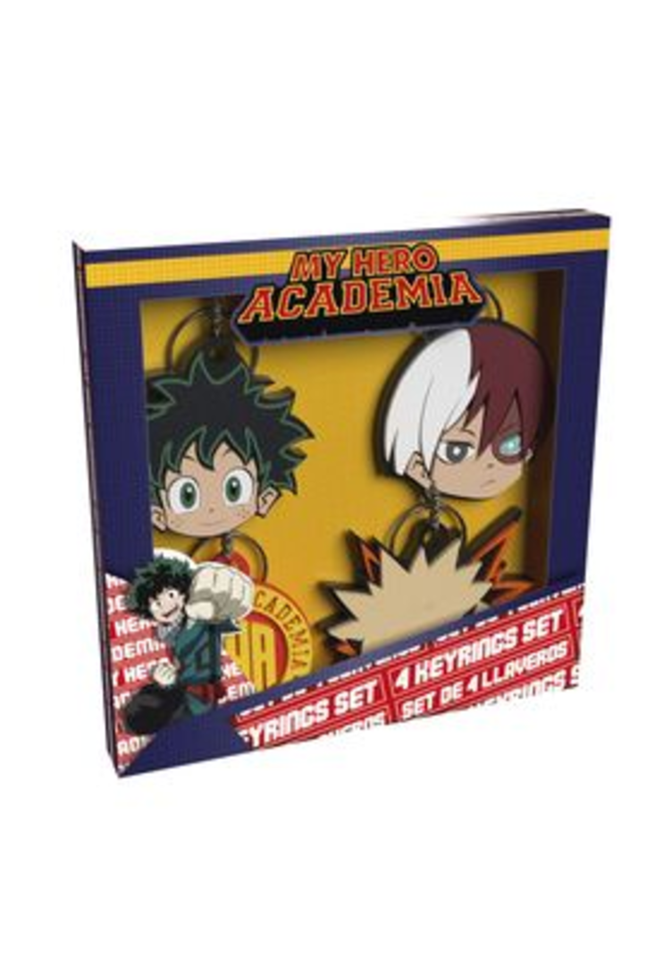My hero academia 4 keyrings set